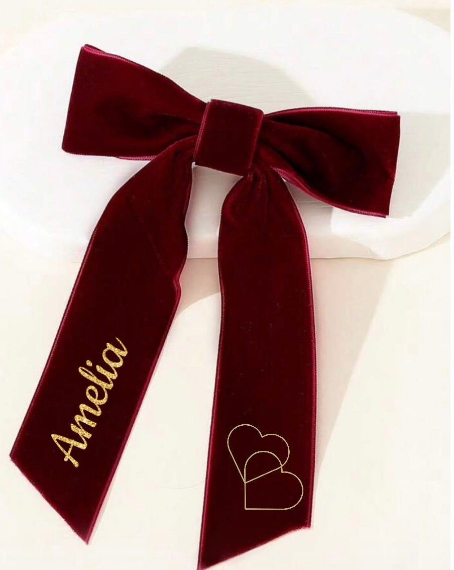 Personalised Valentines Bows