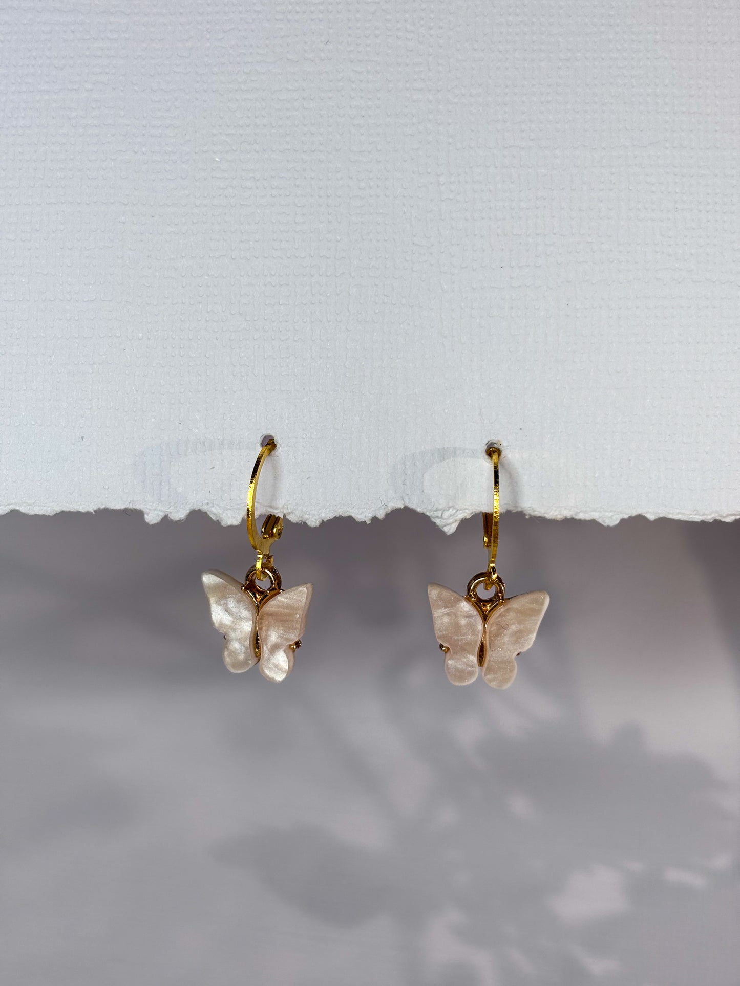 Huggies with butterfly drops