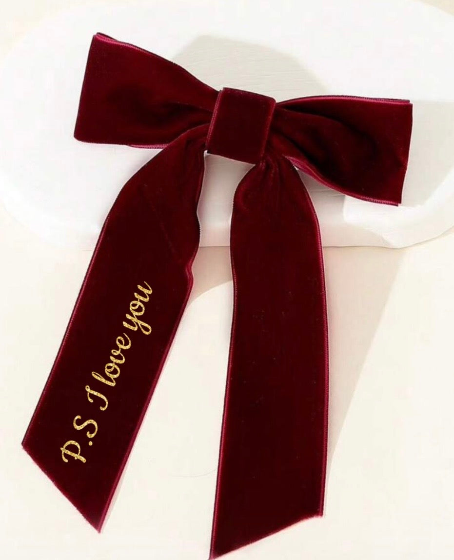 Personalised Valentines Bows
