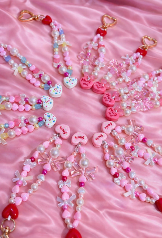 Macaron Heart keychains