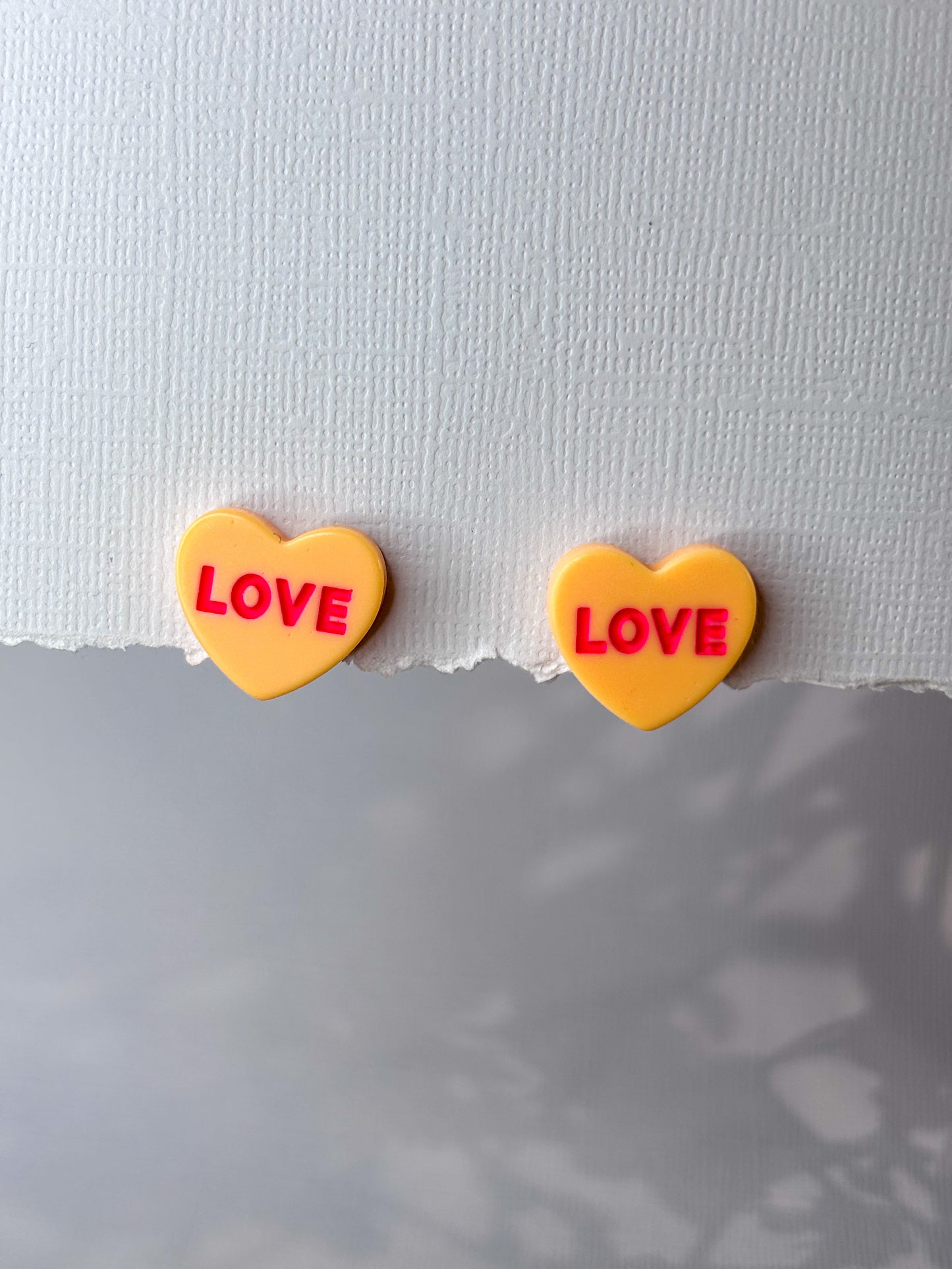 Conversation Heart Studs