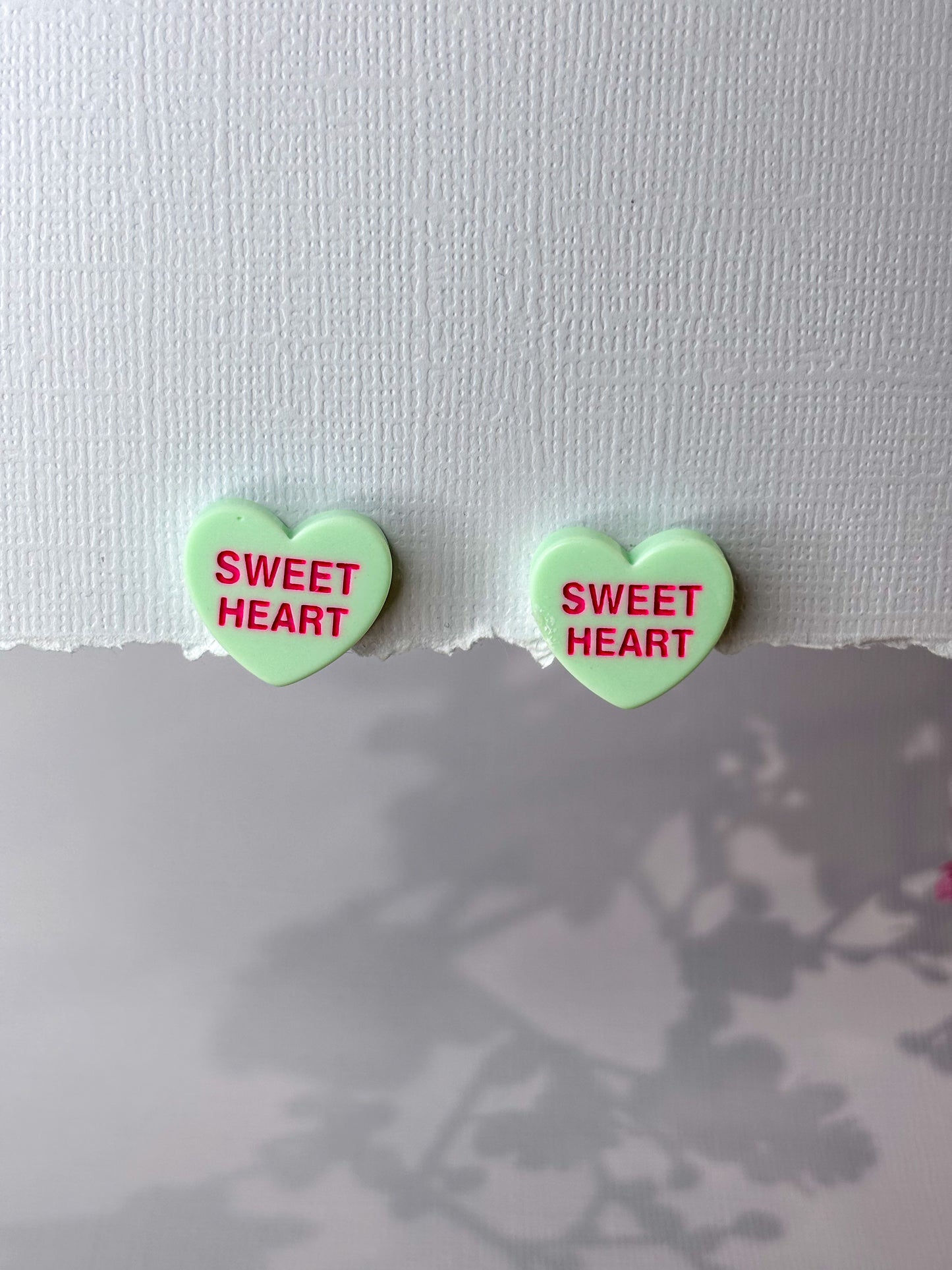 Conversation Heart Studs