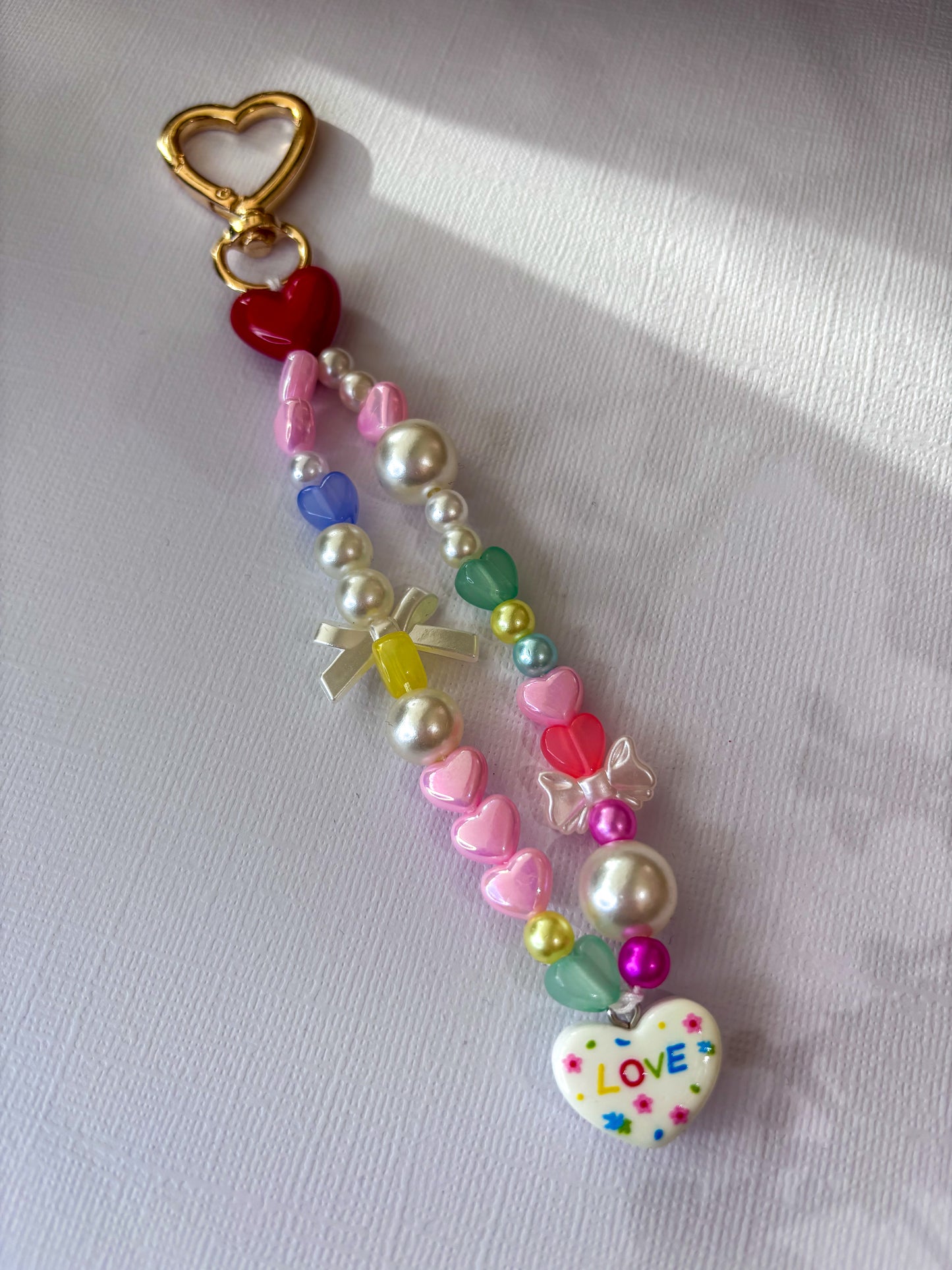 Macaron Heart keychains