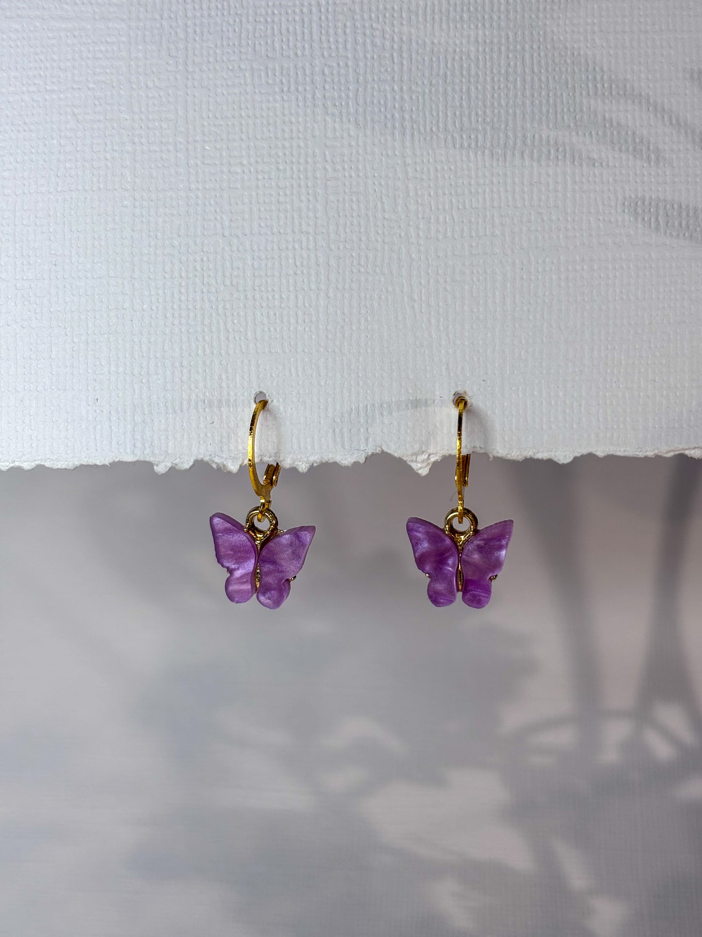 Huggies with butterfly drops