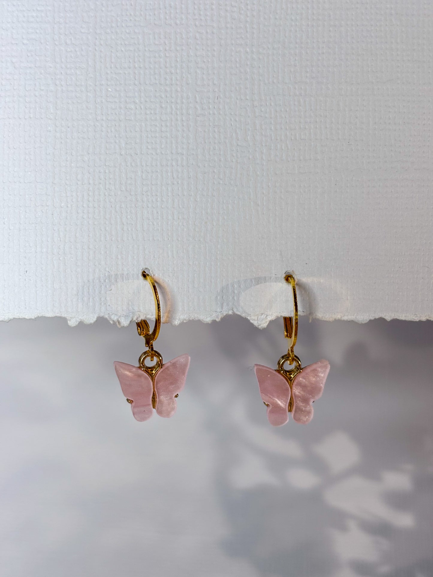 Huggies with butterfly drops