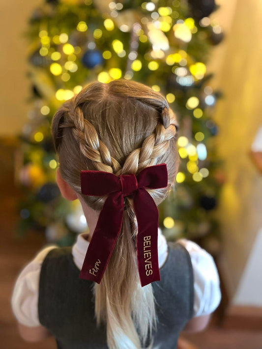 Handmade Velvet Bows